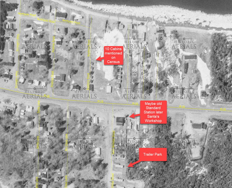 Santas Motel - 1978 Aerial